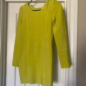 Custom lime  green bandage dress! Fits like a glove!